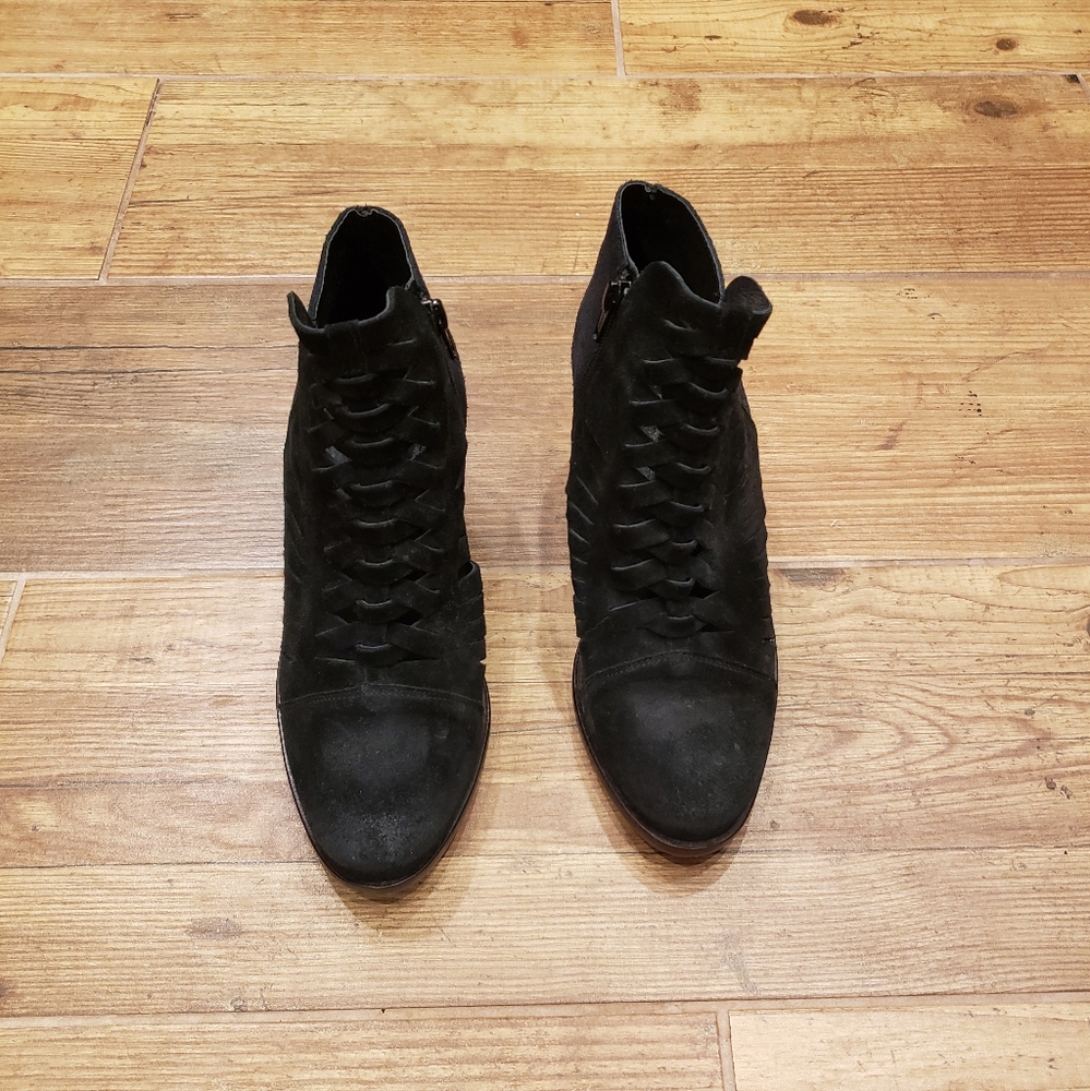 Free People black ankle booties